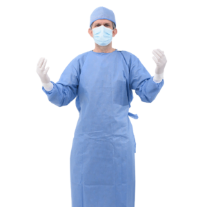 Bata quirúrgica reforzada x 10 und.